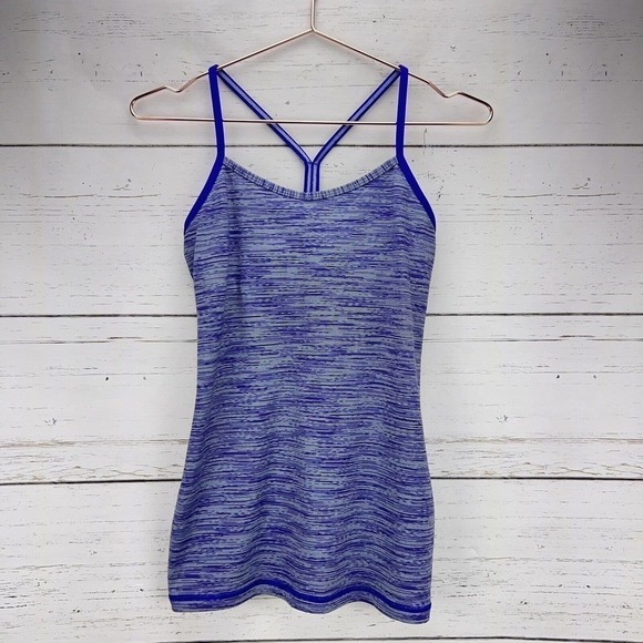 LULULEMON Wee are from Space Power Y Racerback Heather Purple Tank Top Women's 6 - Picture 12 of 12